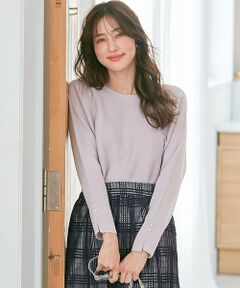 L size ONWARD(大きいサイズ) / エルサイズオンワード ニット・セーター | 【洗える】ドルマンスリーブ ニット