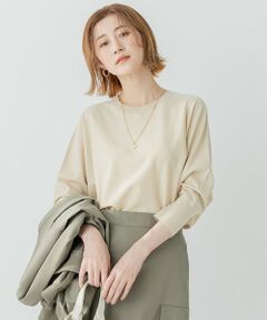 L size ONWARD(大きいサイズ) / エルサイズオンワード ニット・セーター | 【洗える】テンセルストレッチ ドルマン ニット