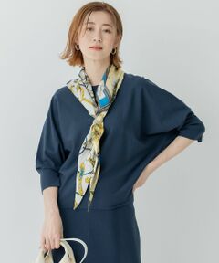 L size ONWARD(大きいサイズ) / エルサイズオンワード ニット・セーター | 【洗える】テンセルストレッチ ドルマン ニット