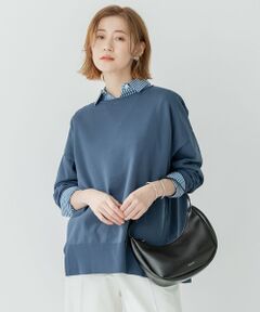 L size ONWARD(大きいサイズ) / エルサイズオンワード ニット・セーター | ストレッチコットンポリエステル ニット