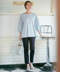 L size ONWARD(大きいサイズ) / エルサイズオンワード その他パンツ | 【接触冷感・吸湿・速乾】COOLMAX テーパードパンツ