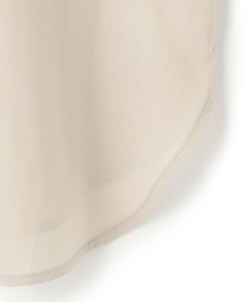 L size ONWARD(大きいサイズ) / エルサイズオンワード シャツ・ブラウス | 【洗える】キュームコアローン バンドカラーシャツ | 詳細10