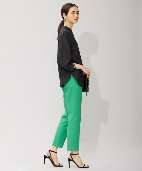 L size ONWARD(大きいサイズ) / エルサイズオンワード シャツ・ブラウス | 【洗える】キュームコアローン バンドカラーシャツ | 詳細13