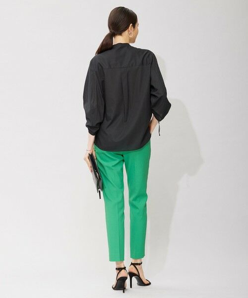 L size ONWARD(大きいサイズ) / エルサイズオンワード シャツ・ブラウス | 【洗える】キュームコアローン バンドカラーシャツ | 詳細14