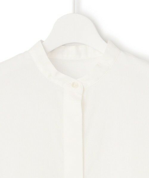 L size ONWARD(大きいサイズ) / エルサイズオンワード シャツ・ブラウス | 【SLOW/洗える】コットンローン ティアードチュニック ブラウス | 詳細4