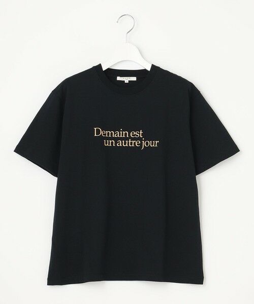 L size ONWARD(大きいサイズ) / エルサイズオンワード カットソー | 【SLOW/洗える】ロゴ Tシャツ | 詳細10