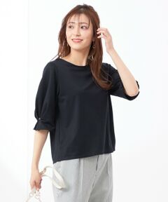 L size ONWARD(大きいサイズ) / エルサイズオンワード カットソー | 【接触冷感・UVカット】サカリバクルーネック プルオーバー