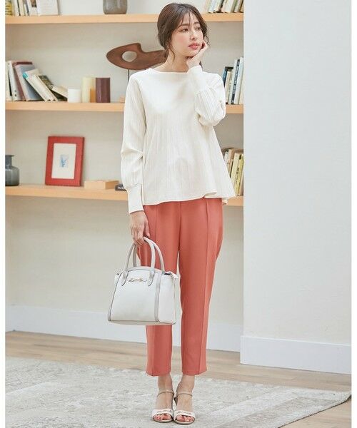 L size ONWARD(大きいサイズ) / エルサイズオンワード ニット・セーター | 【洗える】ペプラム ニット | 詳細1