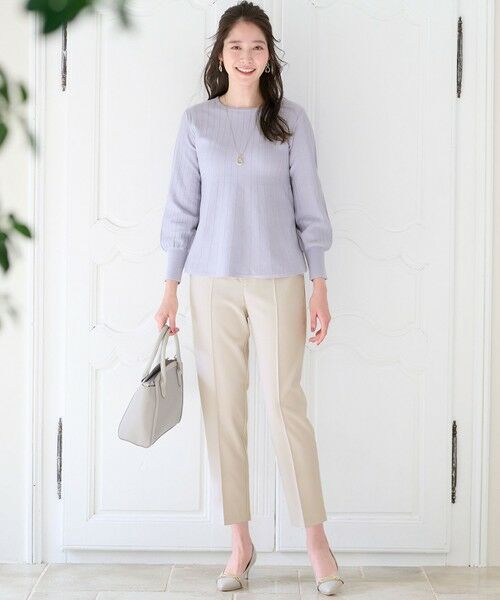 L size ONWARD(大きいサイズ) / エルサイズオンワード ニット・セーター | 【洗える】ペプラム ニット | 詳細4