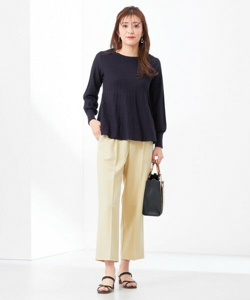 L size ONWARD(大きいサイズ) / エルサイズオンワード ニット・セーター | 【洗える】ペプラム ニット | 詳細6