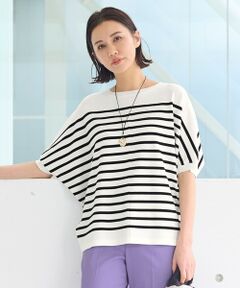 L size ONWARD(大きいサイズ) / エルサイズオンワード ニット・セーター | 【好評につき新色追加・9色展開・洗える】クレープストレッチドルマン ニット