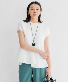 L size ONWARD(大きいサイズ) / エルサイズオンワード ニット・セーター | 【洗える】レーヨンポリエステルストレッチ フレア ニット