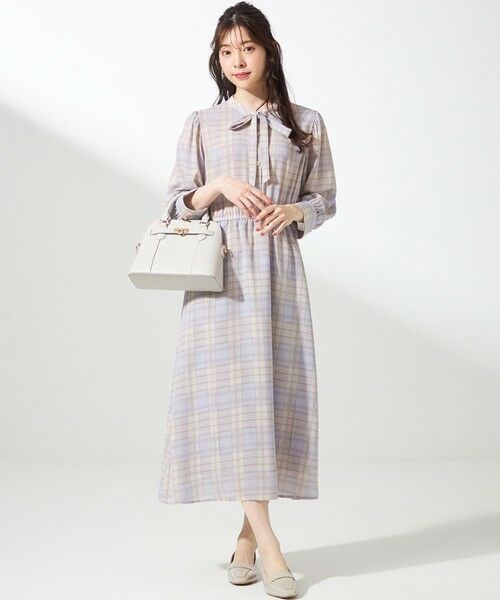 L size ONWARD(大きいサイズ) / エルサイズオンワード セットアップ | 【2SET】ニットジレワンピース セット | 詳細22