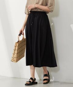 L size ONWARD(大きいサイズ) / エルサイズオンワード ミニ・ひざ丈スカート | 【洗える】ジャージー フレアースカート