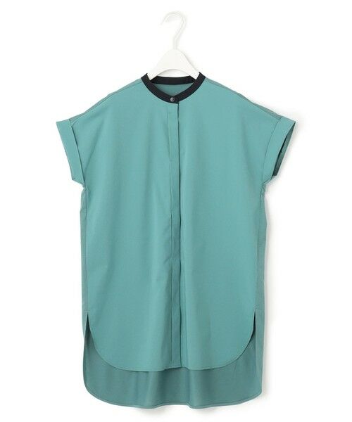 L size ONWARD(大きいサイズ) / エルサイズオンワード カットソー | 【洗える】 タイプライタージャージーコンビ カットソー | 詳細6