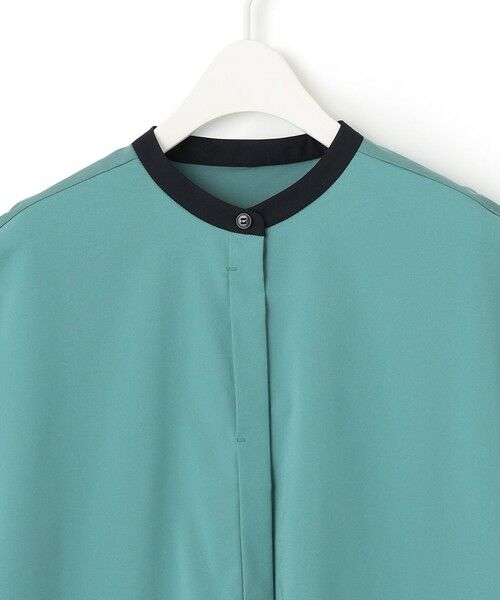 L size ONWARD(大きいサイズ) / エルサイズオンワード カットソー | 【洗える】 タイプライタージャージーコンビ カットソー | 詳細8