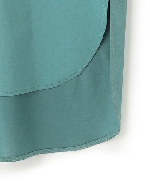 L size ONWARD(大きいサイズ) / エルサイズオンワード カットソー | 【洗える】 タイプライタージャージーコンビ カットソー | 詳細10