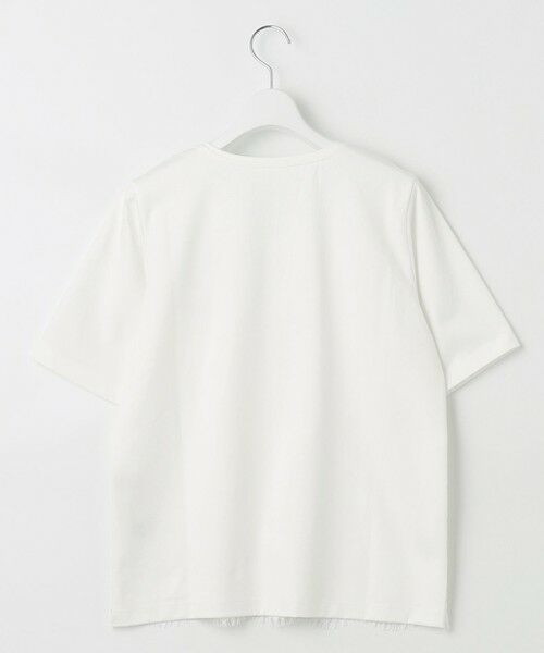 L size ONWARD(大きいサイズ) / エルサイズオンワード カットソー | 【洗える】レースコンビ Tシャツ | 詳細5