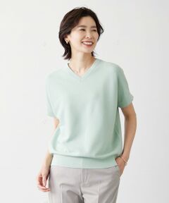 L size ONWARD(大きいサイズ) / エルサイズオンワード ニット・セーター | 【洗える・抗菌防臭】ドルマンガーター ニット