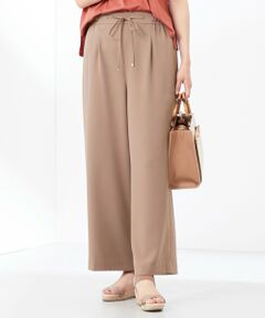 L size ONWARD(大きいサイズ) / エルサイズオンワード その他パンツ | 【洗える】イージードロスト ワイドパンツ