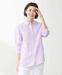 L size ONWARD(大きいサイズ) / エルサイズオンワード シャツ・ブラウス | 【洗える】リネン シャツ