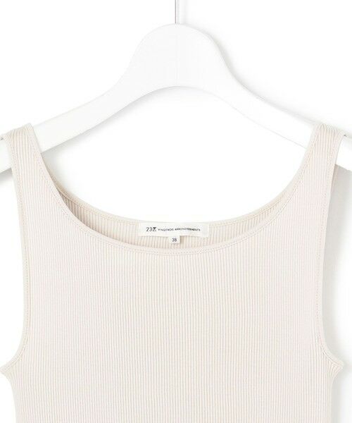 L size ONWARD(大きいサイズ) / エルサイズオンワード タンクトップ | オーガニック リブ タンクトップ | 詳細26