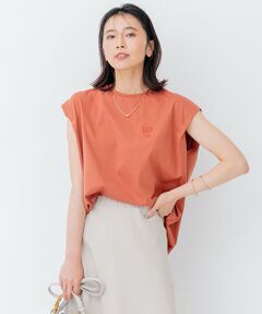 L size ONWARD(大きいサイズ) / エルサイズオンワード カットソー | 【洗える】ポイントロゴ Tシャツ