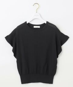 【美人百花6月号掲載】フレンチスリーブニット Tシャツ