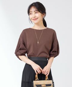 L size ONWARD(大きいサイズ) / エルサイズオンワード カットソー | レースコンビ Tシャツ