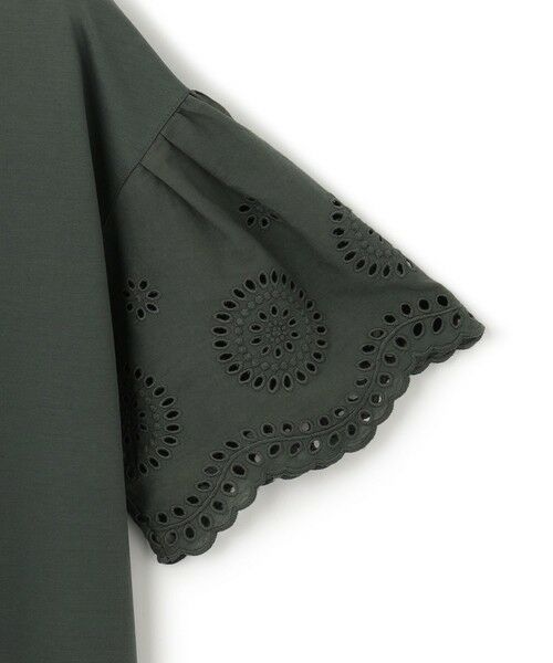 L size ONWARD(大きいサイズ) / エルサイズオンワード カットソー | 【洗える】スカラップエンブロイダリー カットソー | 詳細10