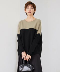 L size ONWARD(大きいサイズ) / エルサイズオンワード ニット・セーター | 【洗える】ヴィスコースワイド プルオーバー