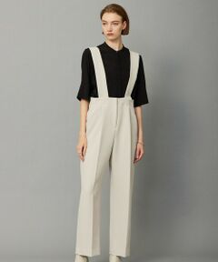 L size ONWARD(大きいサイズ) / エルサイズオンワード サロペット・オールインワン | 【防シワ・洗える】 トリプルクロスツイル オールインワン