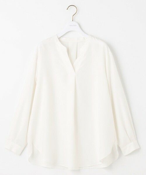 L size ONWARD(大きいサイズ) / エルサイズオンワード シャツ・ブラウス | 【AIコラボ】スタンドカラースキッパー ブラウス | 詳細16