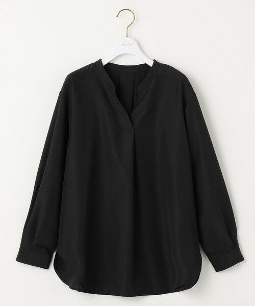 L size ONWARD(大きいサイズ) / エルサイズオンワード シャツ・ブラウス | 【AIコラボ】スタンドカラースキッパー ブラウス | 詳細19