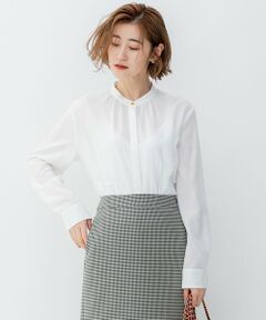 L size ONWARD(大きいサイズ) / エルサイズオンワード シャツ・ブラウス | 【洗える】キュアセルツイル ウエストタック ブラウス