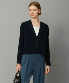 L size ONWARD(大きいサイズ) / エルサイズオンワード ニット・セーター | 【洗える】リサイクルポリエステルハイゲージ カーディガン