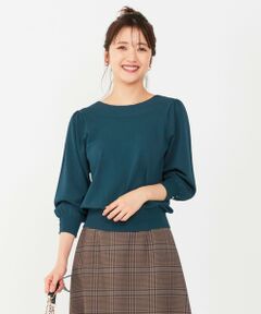 L size ONWARD(大きいサイズ) / エルサイズオンワード ニット・セーター | 【洗える】パフスリーブ ニット