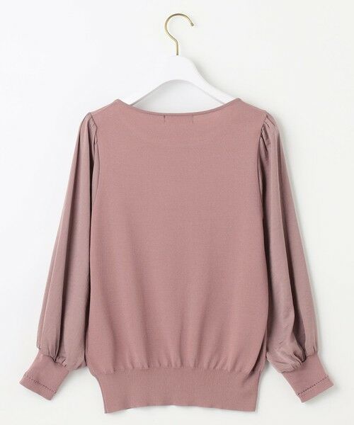 L size ONWARD(大きいサイズ) / エルサイズオンワード ニット・セーター | 【洗える】異素材コンビ ニット | 詳細7