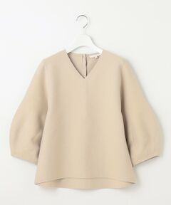 L size ONWARD(大きいサイズ) / エルサイズオンワード ニット・セーター | 【セットアップ対応・洗える】ポリエステルホールガーメントバルーンスリーブ ニット