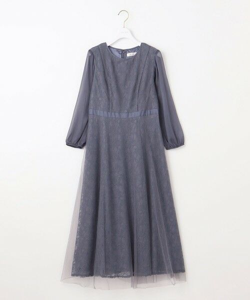 L size ONWARD(大きいサイズ) / エルサイズオンワード ドレス | 【Lily calin】シアーレースクラシック ドレス | 詳細13