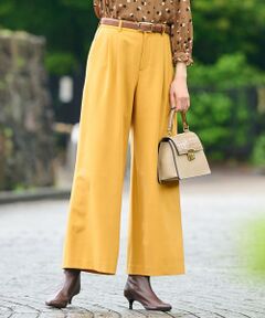 L size ONWARD(大きいサイズ) / エルサイズオンワード その他パンツ | 【洗える】ビエラストレッチワイド パンツ