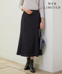 【WEB限定・洗える】フェミニッシュパウダー dots スカート