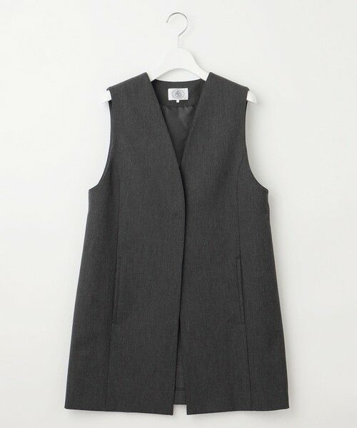 L size ONWARD(大きいサイズ) / エルサイズオンワード その他アウター | T/Rアルガンシルク ジレ | 詳細2