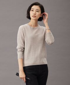 【洗える】KNIT BASIC クルーネック ニット