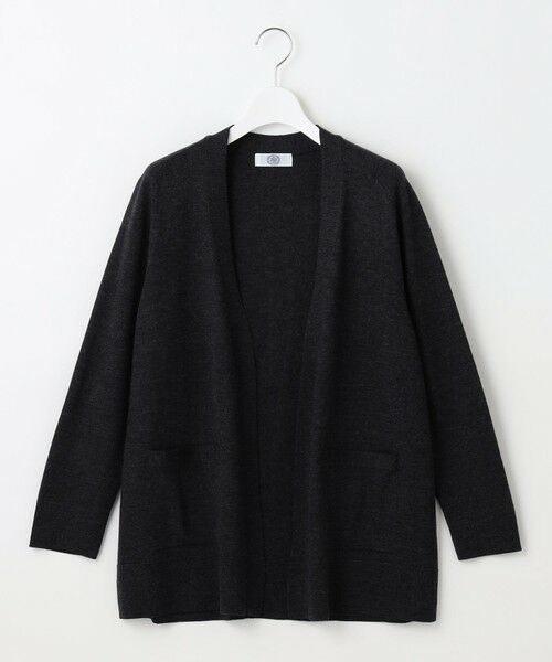 【洗える】KNIT BASIC ロングカーディガン