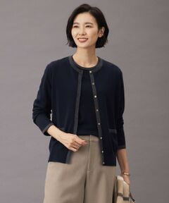 L size ONWARD(大きいサイズ) / エルサイズオンワード その他トップス | 【洗える】トリムツイン ニット