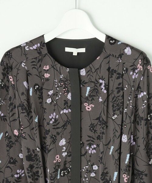 L size ONWARD(大きいサイズ) / エルサイズオンワード ロング・マキシ丈ワンピース | 【WEB&一部店舗限定】ハーバルフロープリント8分袖 ワンピース | 詳細20