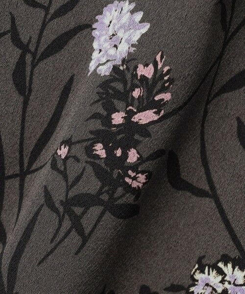 L size ONWARD(大きいサイズ) / エルサイズオンワード ロング・マキシ丈ワンピース | 【WEB&一部店舗限定】ハーバルフロープリント8分袖 ワンピース | 詳細27