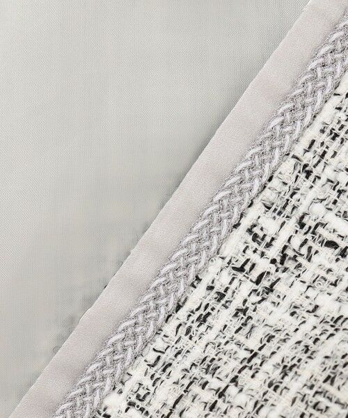 L size ONWARD(大きいサイズ) / エルサイズオンワード ノーカラージャケット | 【セットアップ対応】ファンシーツイード ノーカラー ジャケット | 詳細7