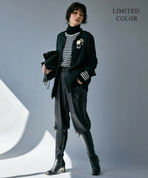 L size ONWARD(大きいサイズ) / エルサイズオンワード カットソー | 【WEB限定カラーあり・洗える】 シンプルジャージー ロングスリーブTシャツ | 詳細14